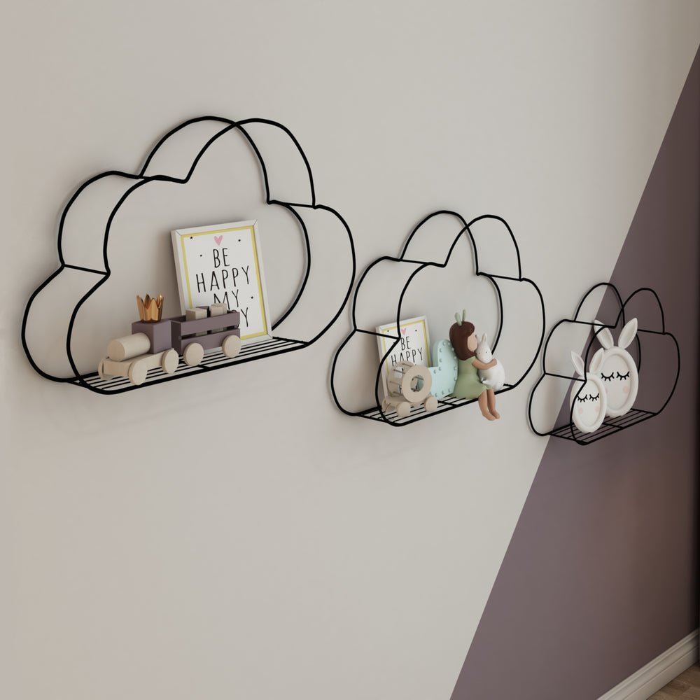 Wandregalset Tønder im 3er Set [en.casa]