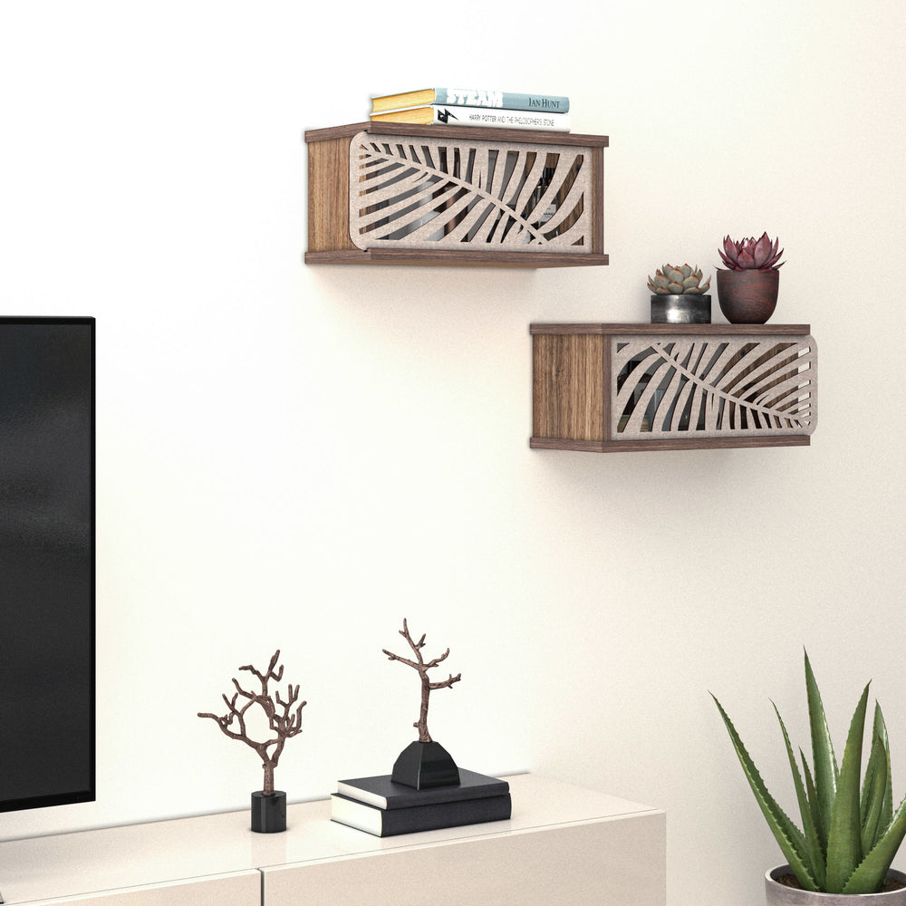 Wandregalset Våler 49x20x21cm in versch. Farben [en.casa] - premiumXL