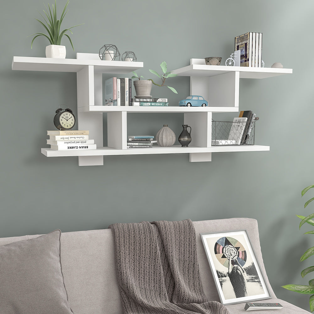 Wandregal Indre 110x24x33,5 cm [en.casa] - premiumXL