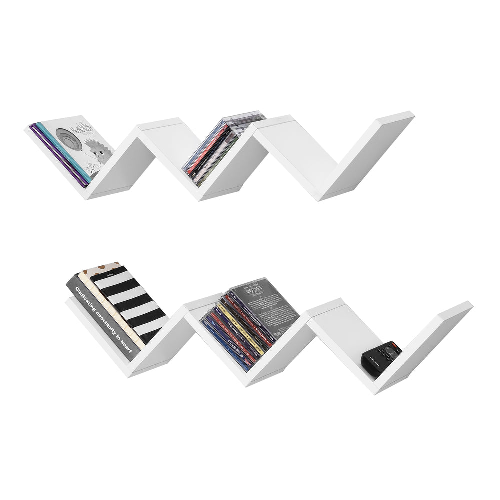 Wandregal Askim 72x15x14 cm 2er Set versch. Farben en.casa