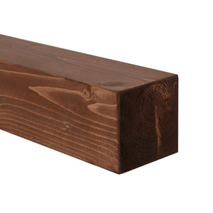 Wandregal Munkebo Kiefernholz, gebeizt in versch. Größen [en.casa]