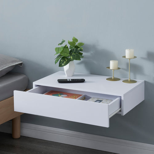 Wandregal Kärsämäki mit Schublade [en.casa] - premiumXL