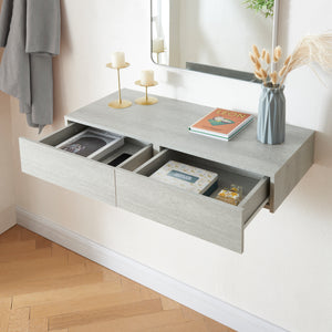 Wandregal Karstula mit Schublade [en.casa] - premiumXL