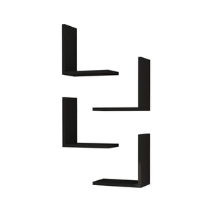 Wandregal Broby im 4er Set 30 x 30 x 16 cm in versch. Farben [en.casa]