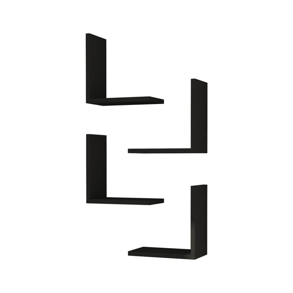 Wandregal Broby im 4er Set 30 x 30 x 16 cm in versch. Farben [en.casa]