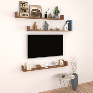 Wandregal Höganäs 3-tlg. in versch. Größen und Farben [en.casa]