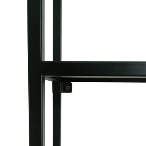 Wandregal Jämijärvi Schwarz, matt [en.casa]