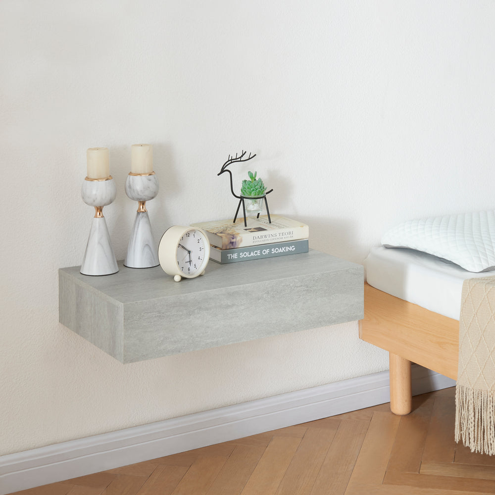 Wandregal Kärsämäki mit Schublade [en.casa] - premiumXL