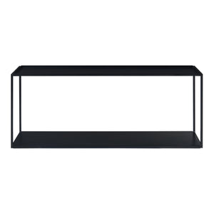 Wandregal Notodden Schwarz Stahl [en.casa]