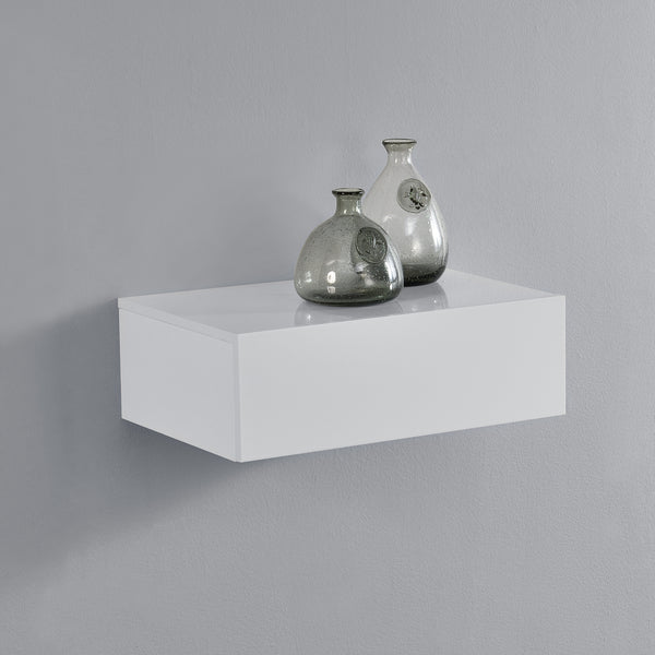Wandregal Oslo mit Schublade 46x30x15cm versch. Farben [en.casa]