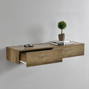 Wandregal Oslo mit Schublade 46x30x15cm versch. Farben [en.casa]