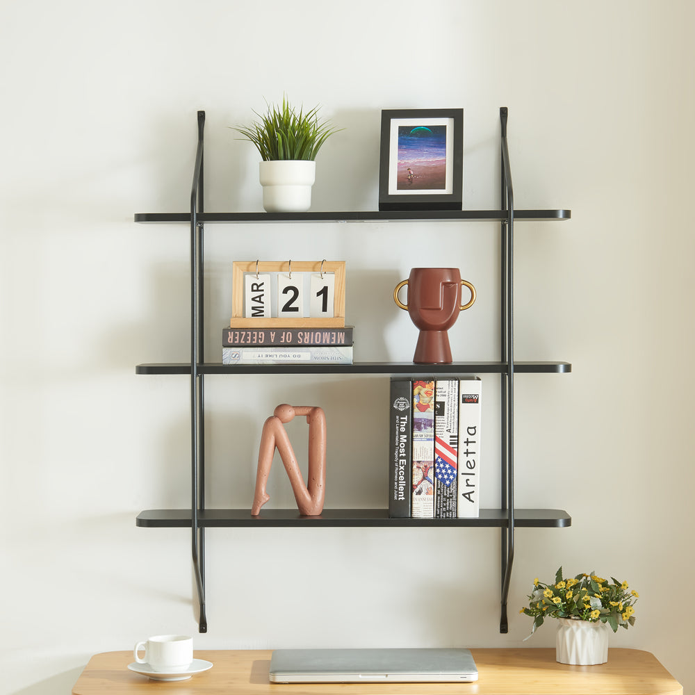 Wandregal Østfold 100x80x21 cm [en.casa]