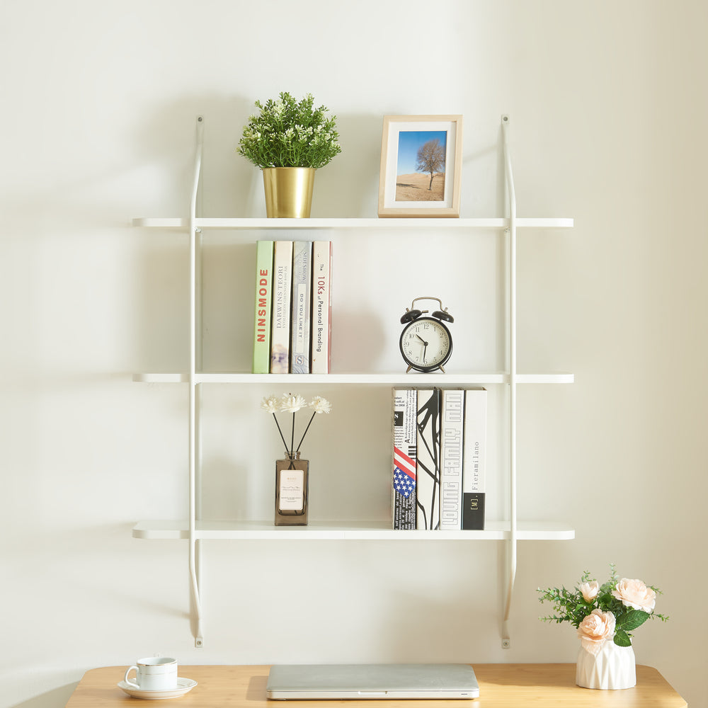 Wandregal Østfold 100x80x21 cm [en.casa]
