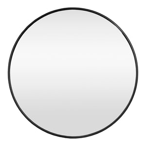 Wandspiegel Ordona schwarz rund in versch. Größen [en.casa]