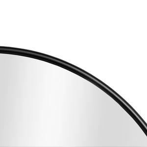 Wandspiegel Ordona schwarz rund in versch. Größen [en.casa]