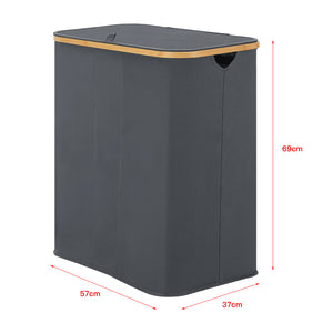 Wäschekorb Rusko 140L in verschiedenen Farben [en.casa]