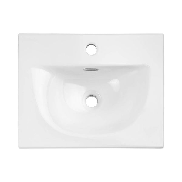 Waschtisch Skelbolu Schwarz [en.casa]