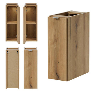 Waschtischunterschrank Skelbolu mit 2 Schubladen und 1 Tür [en.casa]