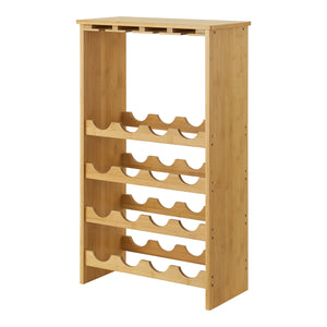 Bambus Weinregal Fetlar 84,8 x 50 x 24 cm [en.casa]