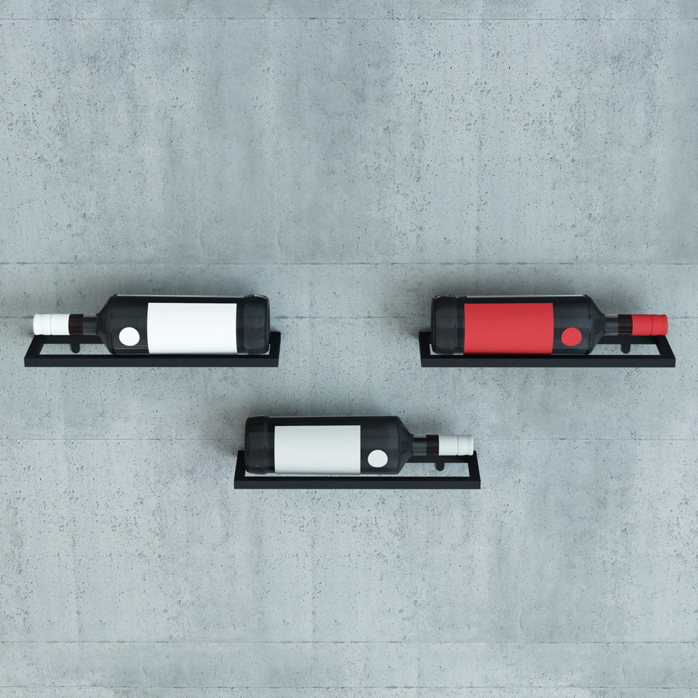 Weinregal Flesberg 3er Set Stahl [en.casa] - premiumXL