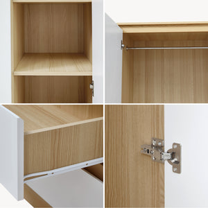 Kleiderschrank Bastheim in versch. Größen und Ausführungen [en.casa]