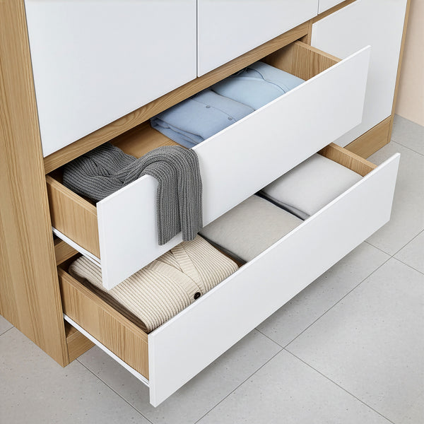 Kleiderschrank Bastheim in versch. Größen und Ausführungen [en.casa]