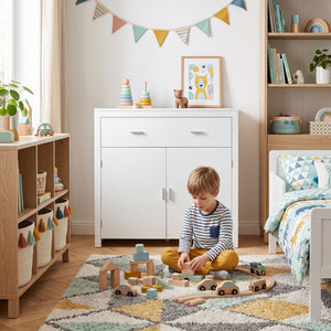 Wickelkommode Starler mit abnehmbarer Wickelauflage [en.casa]