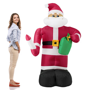 Riesige Aufblasbare Weihnachtsfiguren mit LED-Beleuchtung [en.casa]