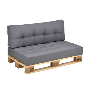 Rückenkissen Eckkissen Sitzkissen für Euro-Paletten-Sofa Palettenkissen Auflage In/Outdoor Polster Möbel + Palette [en.casa]